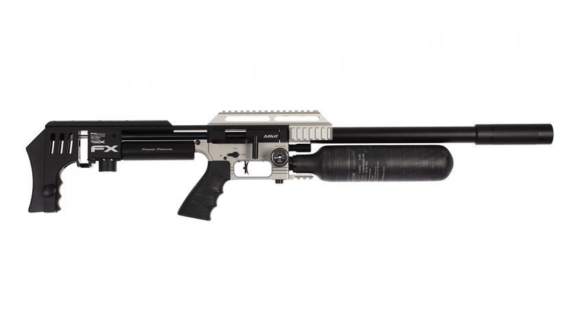 Air Rifle FX Impact MkII, Power Plenum, Silver 6.35mm | Balistas.shop