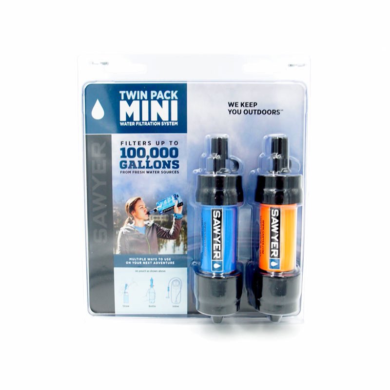 Sawyer Mini Filtration Eau SP128 - Paille Et Pochette Bleue, Neuf, 100 000 Gallons