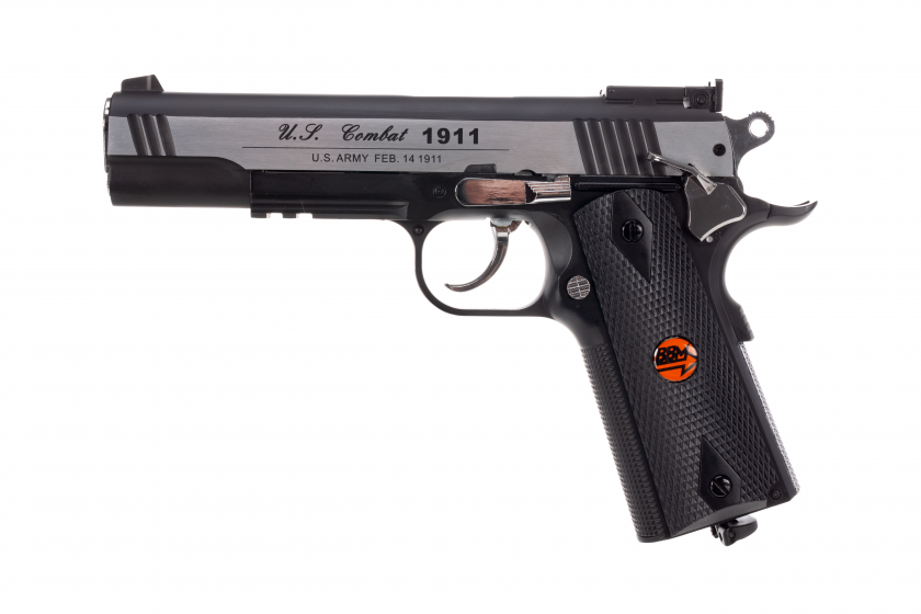 Air pistol Bruni US Combat 1911 M silver | Balistas.shop