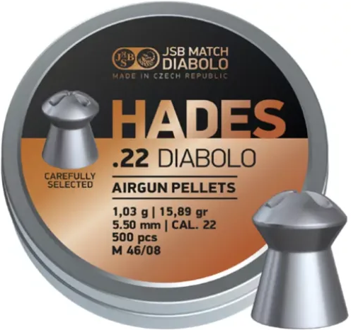 Pellets JSB Hades 5.5mm 500pcs