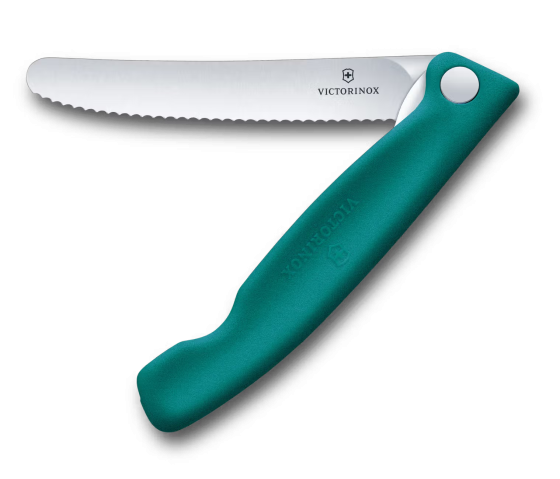 Victorinox Swiss Classic Picnic Green Folding Snack Knife