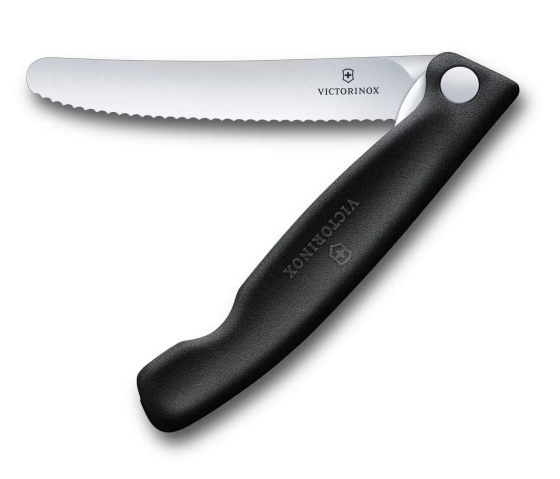 Victorinox Swiss Classic Picnic Folding Snack Knife Black