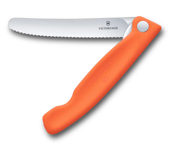 Victorinox Swiss Classic Picnic Folding Lunch Knife Orange