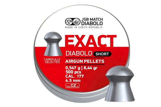 Pellets JSB Exact Short 4.52mm 500pcs