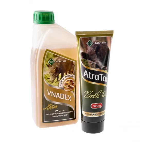 Attractant Vnadex Nectar 1 kg Smoked Mackerel + 320 g Beech Tar AtraTar