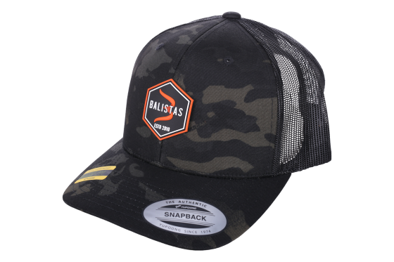 Cap BALISTAS Badge - Trucker Multicam Black