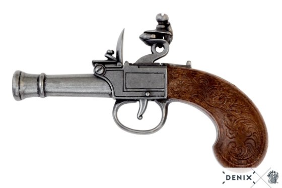 Replica Pocket Pistol Bunney, England 18th Century