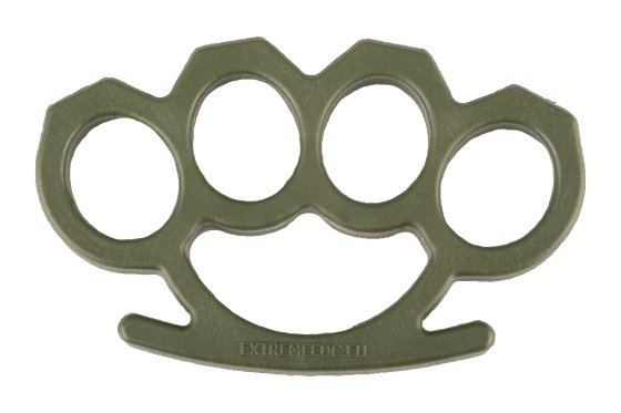 Classic standard green brass knuckles