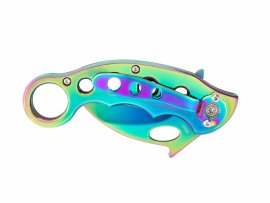 Knife Karambit Haller 42507 Shiny metal