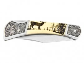Knife Joker Closing JKR113 deer motif
