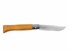 Knife Opinel 12 Closing Karbon Beech