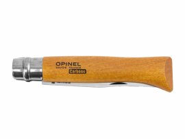 Knife Opinel 12 Closing Karbon Beech