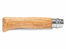 Knife Opinel 8 Folding Inox Beech Deer Motif