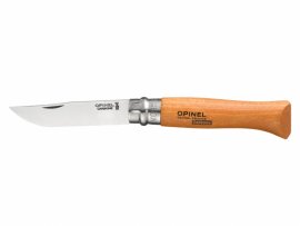 Knife Opinel 9 Closing Karbon Beech