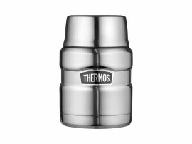 Food thermos with spoon Thermos King 0,47 l steel