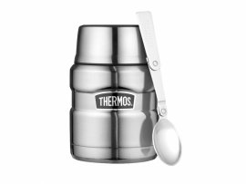 Food thermos with spoon Thermos King 0,47 l steel