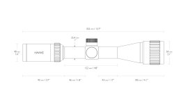 Riflescope Hawke Vantage 3-9x40 AO Mil Dot IR