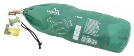 Self-inflating pillow Bone green