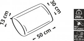 Self-inflating pillow green