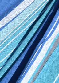 Hammock TEXTIL 200x100 cm blue-white