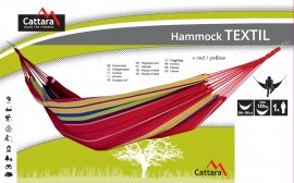 Hammock TEXTIL 200x100 cm red-yellow