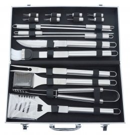 Grilling tools set 18 pcs ALU case