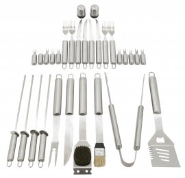 Grilling tools set 30 pcs ALU case