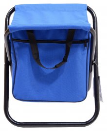 Folding camping chair Malaga blue