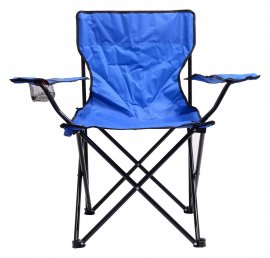 Folding camping chair Bari blue