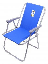 Folding camping chair Bern blue