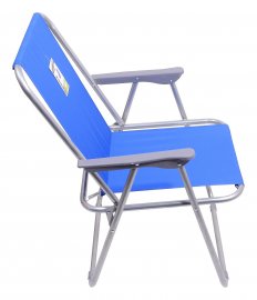 Folding camping chair Bern blue