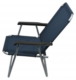 Folding camping chair Lyon dark blue