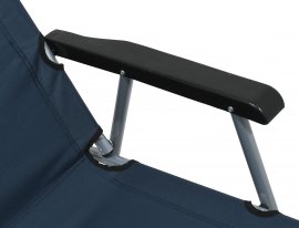 Folding camping chair Lyon dark blue