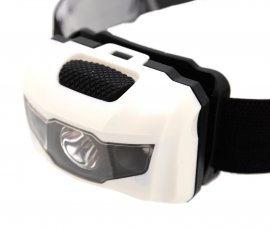 Headlamp LED 80 lm black-white