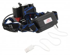 Headlamp LED 400lm (1x XM-L+2x XP-E)