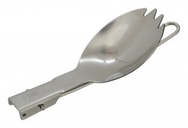Stainless steel folding spoon 210/130 mm