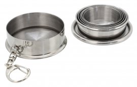 Foldable stainless steel cup 60 ml