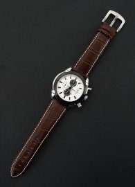 Chrono White Compass watch