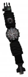 Outdoor watch with thermometer
