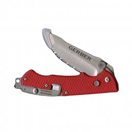 Gerber Hinderer Rescue knife with serrated edge