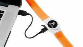 Hunter Yukon LED light-up collar 20-63cm orange