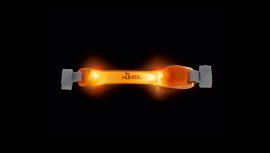 Hunter orange LED collar pendant