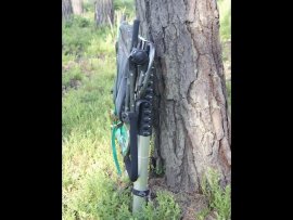 Tajga I hunting high seat telescopic 3.1 m
