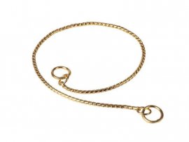 Chain collar DeLuxe gold, 30 cm