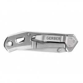 Gerber Set Knife Airlift Silver + Wallet Barbill Wallet Silver