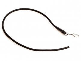 Leash Dogtrace couračka silver buckle 70cm black