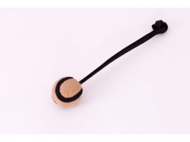 Jute Dogtrace ball with string