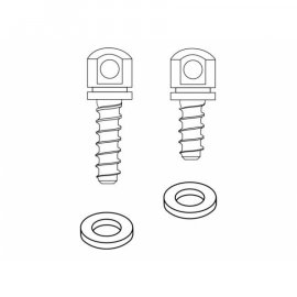 Outdoor Connection Swivel Base Set BO-4, Black