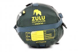 Sleeping bag Zulu Ultralight 1400 185cm black