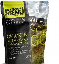 Garden-style chicken with beans Adventure Menu